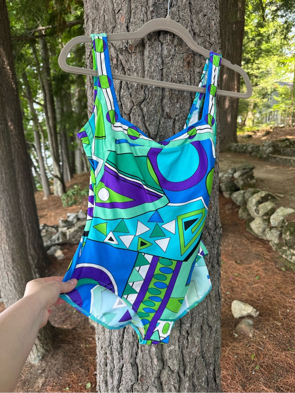 Vintage Pucci Inspired Swimsuit Never Worn 12